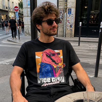 T-shirt Jason Vice City Leonida imprimé alligator, collection 2026