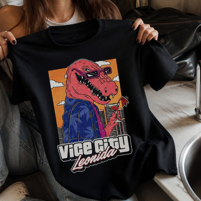 T-shirt Jason Vice City Leonida imprimé alligator, collection 2026